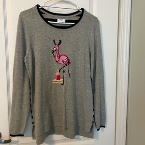 Flamingo Christmas Sweater
